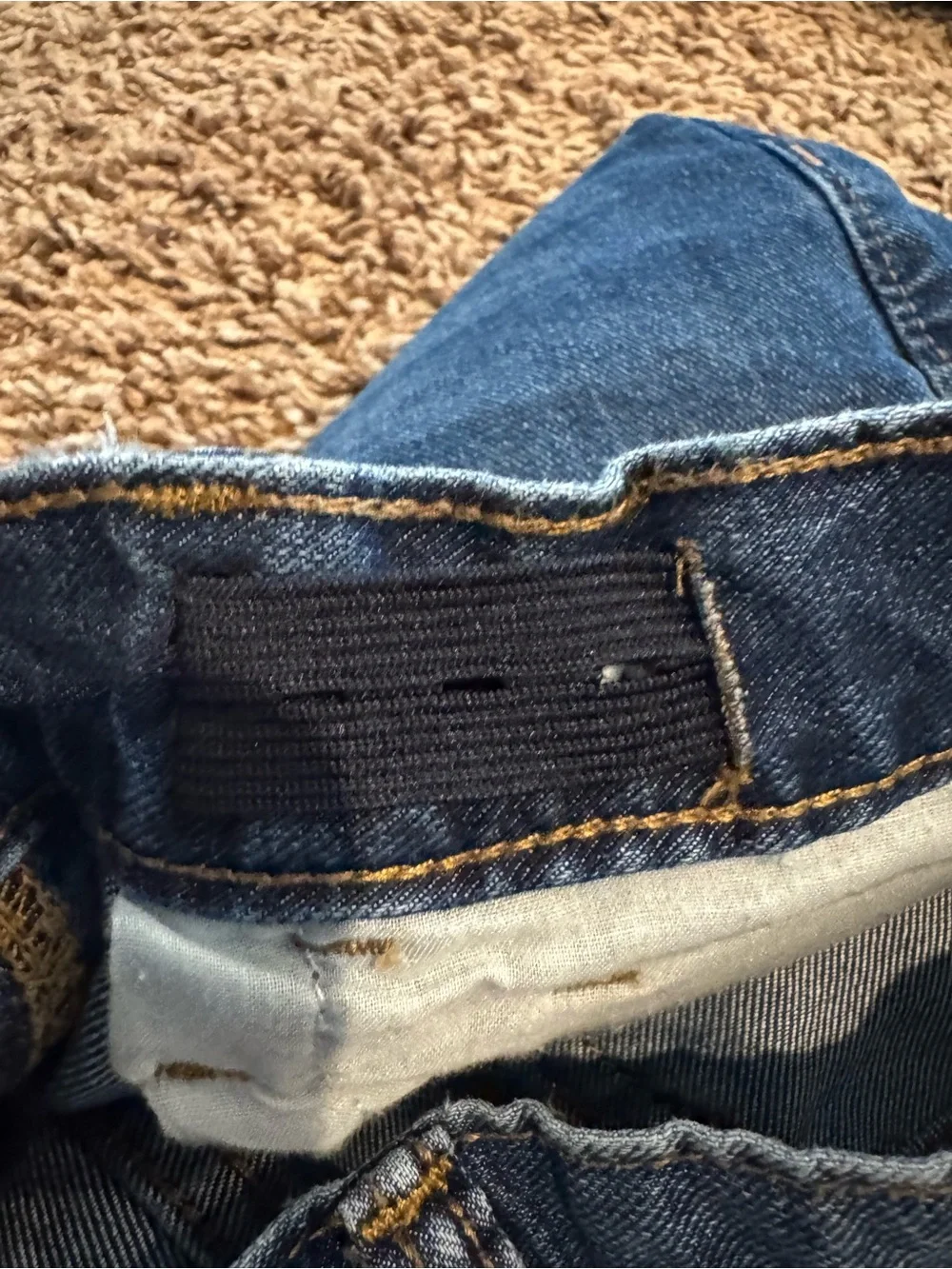 Old Navy Men's Dark Blue Straight Jeans